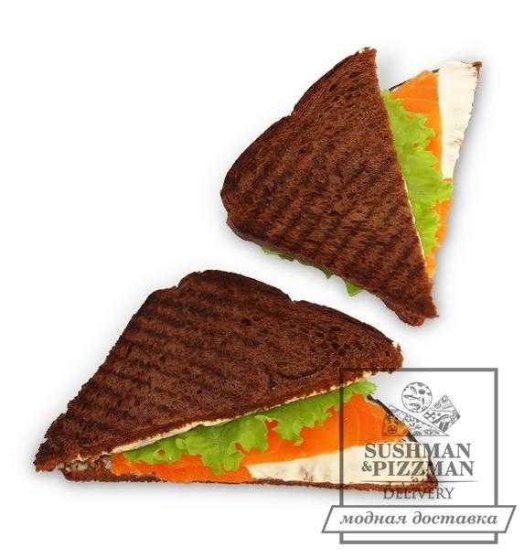 Бутерброд Сэндвич с лососем
